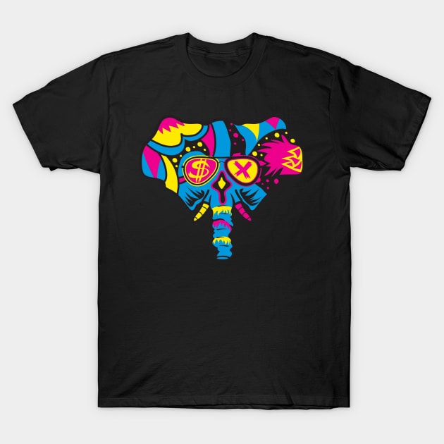 Voodoo Lee The Elephant T-Shirt by HECREATES